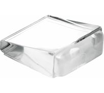 Дверной самоклеящийся ограничитель Hettich прозрачный пластик, 45x37x16 мм 954635