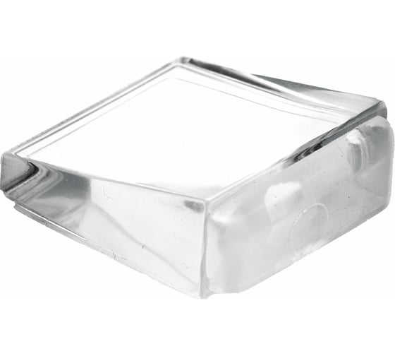 Дверной самоклеящийся ограничитель Hettich прозрачный пластик, 45x37x16 мм 954635 1