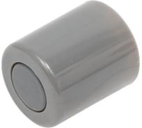 Напольный ограничитель Hettich серый пластик, D26,5x29 мм, с комплектом крепежа и крышкой, 2 шт. 954697