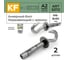 Анкерный болт KREPFIELD Нержавеющий М6-8х50 с крюком ART 9372 А2 2 шт 9372А2АНКЕРM6-8х50-2 2