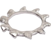 Шайба Море-Метизов стопорная с внешн.зубцами DIN 6797 нержавеющая сталь А2 A 5,3 для M5 ,1000 шт HAY6797А2A53M51000М