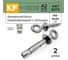 Анкерный болт KREPFIELD Нержавеющий М6-8х50 с кольцом ART 9373 А2 2 шт 9373А2АНКЕРM6-8х50-2 2