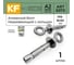 Анкерный болт KREPFIELD Нержавеющий М6-8х50 с кольцом ART 9373 А2 1 шт 9373А2АНКЕРM6-8х50-1 2