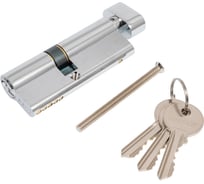 Цилиндр замка ANBO 2200Т ключ/барашек, английский, 3 ключа, никель 3545 l3600 ANBO2200Т3545