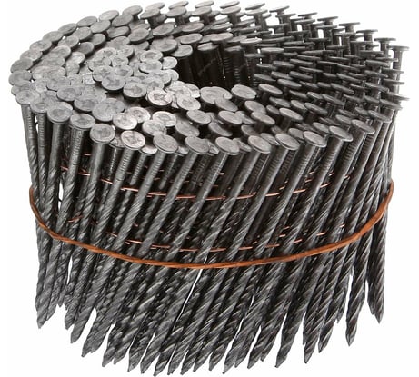 Гвозди на катушке Pegas pneumatic винтовые, 2.8x80 мм, уп. 4500 шт. 1232