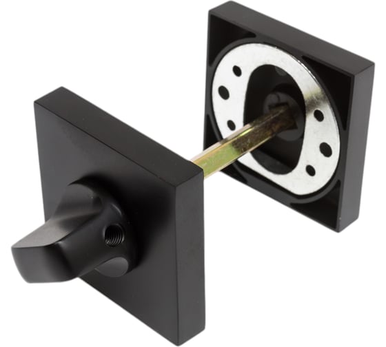 Квадратная завертка к ручкам Ренц черный INBK 03 B