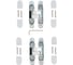 Петля врезная скрытой установки Apecs 115*23-3D-Z-CRM (R11,5) 00035205 2