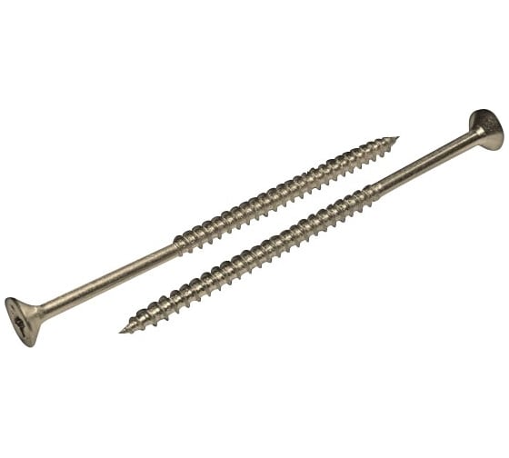 Универсальный саморез ЦКИ потайн., 6x160, A2, Pz3, 100 шт. 73424 1