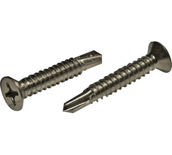 Саморез ЦКИ DIN 7504-O, JP82, 4.8x25, сверлоконечный, A2, Ph2, 1000 шт. 72937