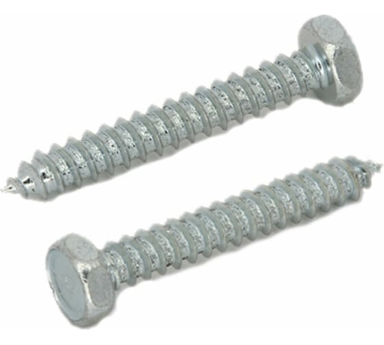 Саморез ЦКИ DIN 7976, 4.8x16, остроконечный, A2, SW8, 1000 шт. 72970 1