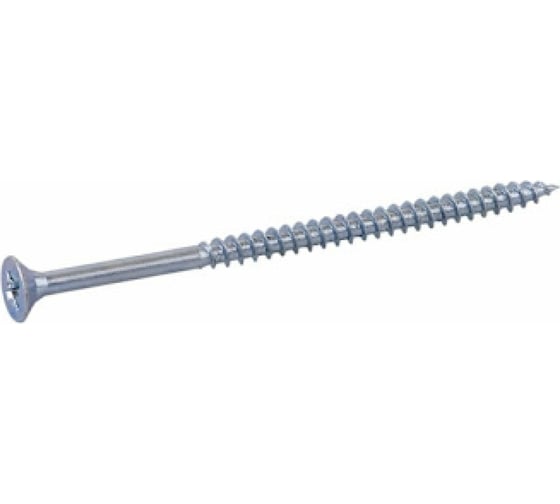 Саморез ЦКИ DIN 7982, 4.8x50, остроконечный, A4, Ph2, 500 шт. 73144 1