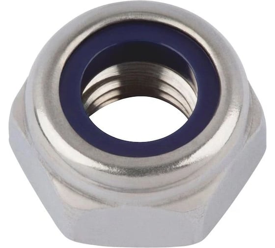 Гайка самоконтр. нержавеющая Крепстор М 8 DIN 985 (А2),100 шт. 4665317003685