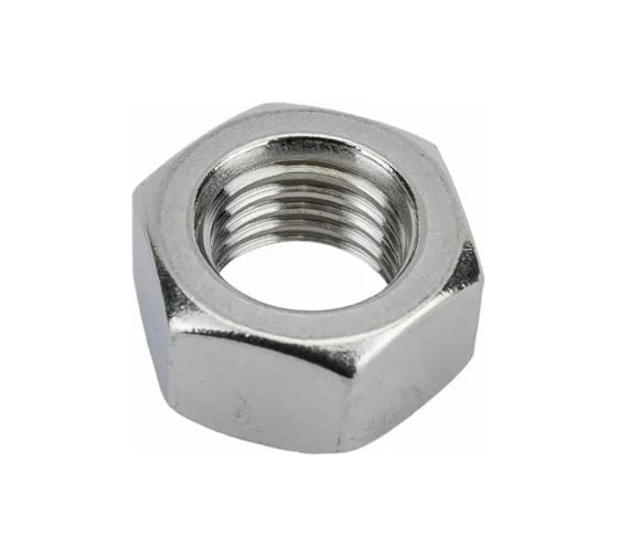 Гайка шестигранная нержавеющая Крепстор М16 DIN 934 (А2), 25 шт. 4665317003814 1