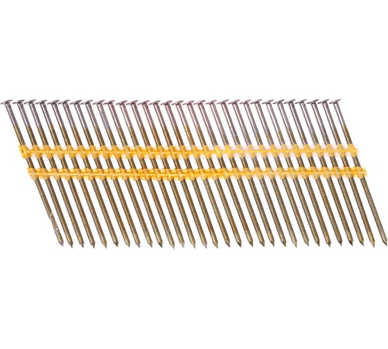 Гвоздь реечный Пневмопарк 3,1*90 мм ершённый на пластике (300 шт.) MP-652176 1