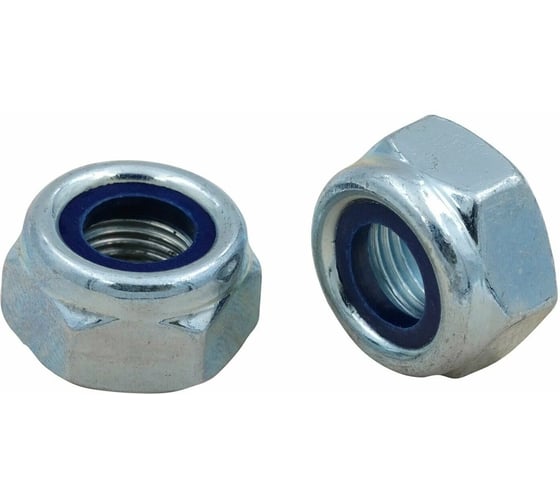 Гайка STARFIX М4 со стопорным кольцом, нерж.сталь (А2), DIN 985 (1000 шт в уп.) ЦЗ-0515361630