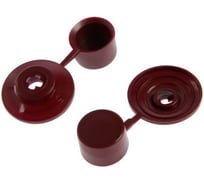 Шайба кровельная Крепстор с колпачком бордо пакет 100 шт. 4665317009038