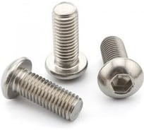 Винт М5х12 75 шт с полукруглой головкой и внутренним шестигранником для крепления и сборки конструкций ISO 7380 класс прочности A2-70 нержавеющая сталь A2 ARNO INDUSTRIES A49200501295007