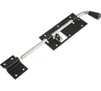 Гаражный засов Сималенд с проушиной, 400 мм, мод. 2, черный 5513053