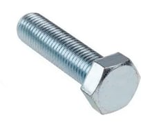 Болт ARNO INDUSTRIES М12х40 25 шт. с шестигранной головкой для прочного резьбового соединения DIN 933 класс прочности 10.9 оцинкованная сталь A02401204032023