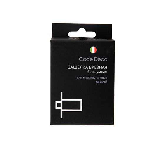 Врезная защелка Code Deco 5400-P-BLM 30915