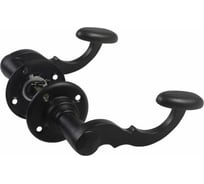 Дверная ручка на розетке Amig (черная; 60 мм) 100R