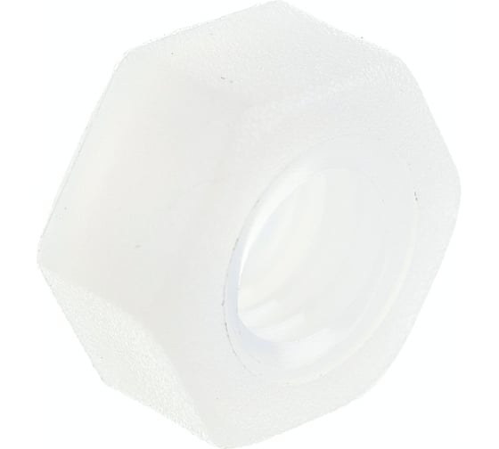 Шестигранная полиамидная (пластиковая) гайка DINFIX DIN 555, М6, 50 шт. 00-00001752