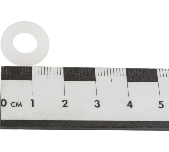 Плоская полиамидная (пластиковая) шайба DINFIX DIN 125А, D8, 50 шт. 00-00001745