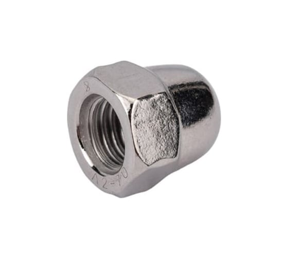 Гайка колпачковая ARNO INDUSTRIES М8 100 шт. для закрытия и защиты резьбы DIN 1587 сталь оцинкованная A2D000080030R07 1