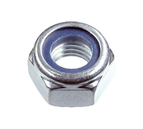 Самоконтрящаяся гайка ARNO INDUSTRIES М6 180 шт с нейлоновым стопорным кольцом для фиксации резьбовых соединений DIN 985 оцинкованная A25000060033098