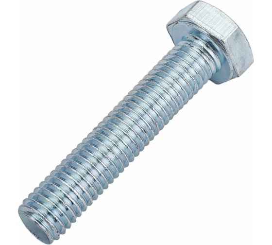 Болт КРЕП-КОМП полная резьба, цинк DIN933 14х130 пр 8,8 (25кг/163) бп14130 1
