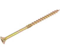 Саморезы конструкционные КРЕП-КОМП потай Torx, желтый цинк 8.0х180 мм (100 шт) скт8180