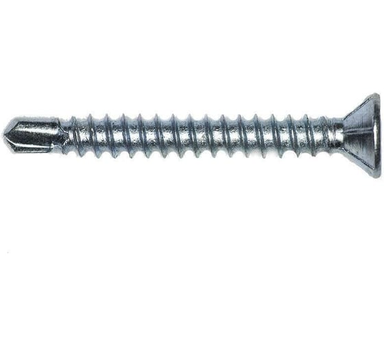 Саморез КРЕП-КОМП потай, цинк 4.8 x 19 сверло, DIN 7504P Средняя фасовка (1000шт) спм4819ф 1