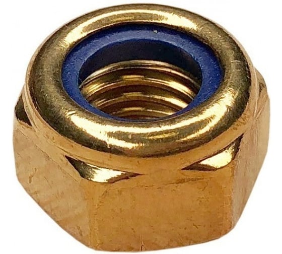 Гайка boltnn.ru DIN982 М16х1,5 8.0 желтый цинк 10 шт 4687207423281