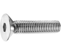 Винт потайной М5х16 15 шт с внутренним шестигранником для скрытого крепления DIN 7991 нержавеющая сталь А2-70 ARNO INDUSTRIES A49800501693007