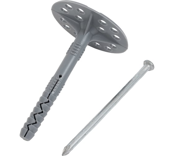 Gigant Дюбель для теплоизоляции (гриб) 10x90 с металлическим гвоздём 250 шт 124153