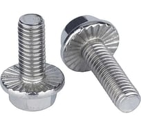 Болт ОПМ DIN 6921 с насечками М5х30 5.8 zn 200 шт УТ000147894