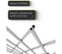 Решетка на окно раздвижная АрсеналЪ Крепыш с опорным роликом 780x600 AR2178060I35-06 4