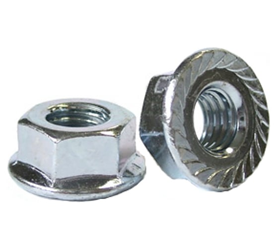 Гайка с фланцем самостопорящаяся 8300 шт. (M6) DIN 6923 Tech-Krep