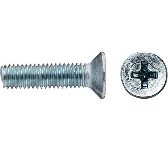 Винт ОПМ DIN 965 М10х18 4.8 zn 100 шт УТ000161464 1