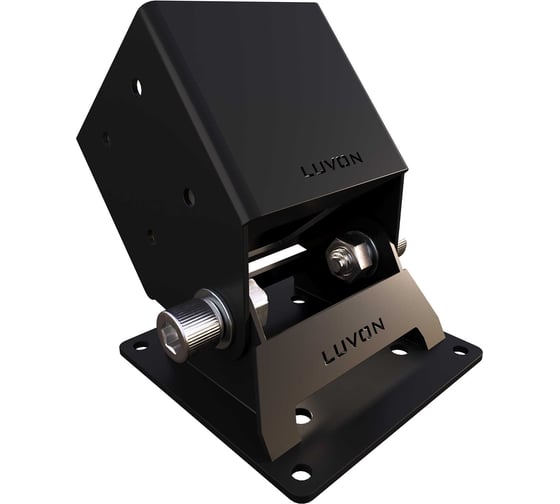 Коннектор для бруса LUVON 100х100 мм шарнирный, черный, 1 шт 00063 1