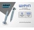 Шуруп ARNO INDUSTRIES потайной 6х100 мм 15 шт для крепления дерева желтое цинкование AB7106010060B98 2