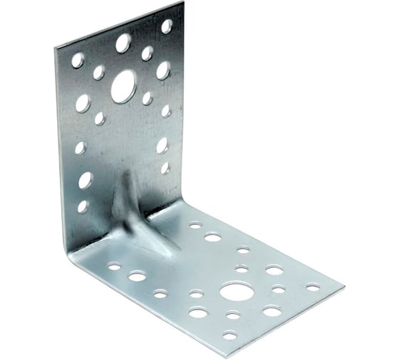 Крепежный уголок ARNO INDUSTRIES 90х90х65 мм 100 шт усиленный для соединения и усиления деревянных конструкций сталь оцинкованное покрытие AJW009065230899