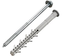 Дюбель фасадный с шурупом для крепления фасадной теплоизоляции и облицовки TSX-500 10х100 мм, 5 шт. ARNO INDUSTRIES AGP001010004839