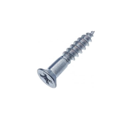 Шуруп ARNO INDUSTRIES 3х16 100 шт, с потайной головкой для крепления дерева ГОСТ 1145, оцинкованная сталь ABU003001632505 1