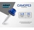 Кровельный саморез ARNO INDUSTRIES 4,8х35 мм 1кг для крепления кровельных материалов RAL5002 ультрамариново синий AB5304803552207 2