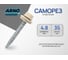 Кровельный саморез ARNO INDUSTRIES 4,8х35/38 1кг для крепления кровельных листов RAL1014 бежевый AB530480351BG98 2