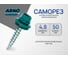 Саморез кровельный ARNO INDUSTRIES 4,8х50 1кг для крепления кровельных листов RAL5021 морская волна цветное AB530480515K207 2
