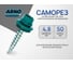 Кровельный саморез ARNO INDUSTRIES 4,8х50 1кг для крепления кровельных материалов RAL 5021 морская волна окрашенный AB530480515KM07 2