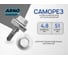 Кровельный саморез ARNO INDUSTRIES 4,8х51 1кг для крепления кровельных материалов RAL9003 сигнальный белый AB5304805193598 2