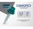 Кровельный саморез ARNO INDUSTRIES 4,8х70 1кг для крепления кровельных материалов RAL5021 морская волна окрашенный AB530480705KF07 2